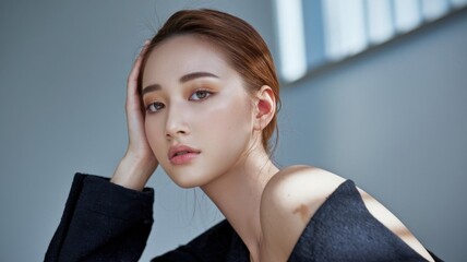 portrait of a young woman