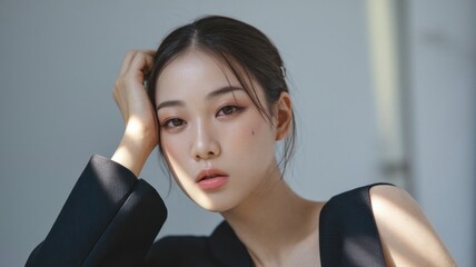 portrait of a young woman