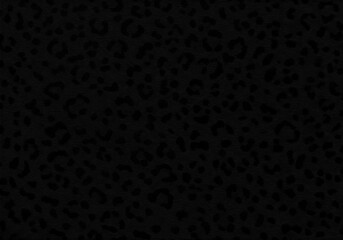 Black Leopard Pattern: Fur Detail