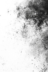 Obraz premium Abstract black and white texture with grunge splatter patterns
