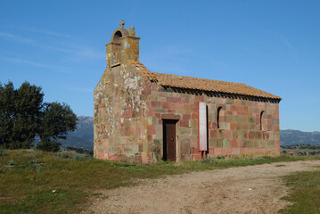 Fototapeta premium La chiesa campestre di Nostra Signora di Othi