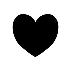 Heart simple doodle drawing