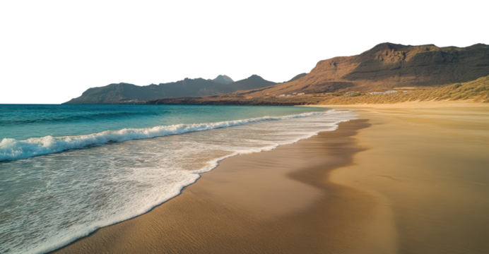 PNG Beige sandy beach landscape natural. - Powered by Adobe