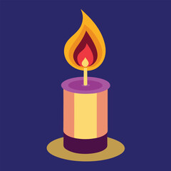 Fototapeta premium candle vector