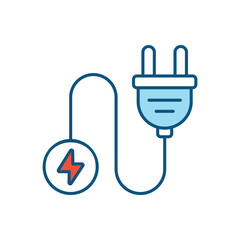 Plug vector icon 