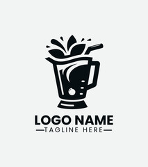Blender Logo Design, Smoothie Blender Logo