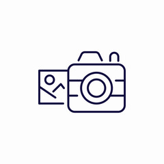 camera files icon sign vector