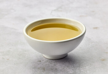 bowl of olive oil