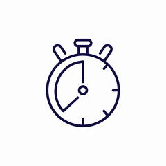 time reminder icon sign vector