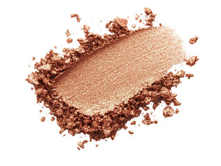 Isolated Crumbled Bronze Eyeshadow