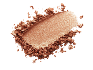 Isolated Crumbled Bronze Eyeshadow
