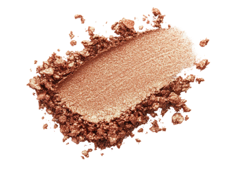 Isolated Crumbled Bronze Eyeshadow