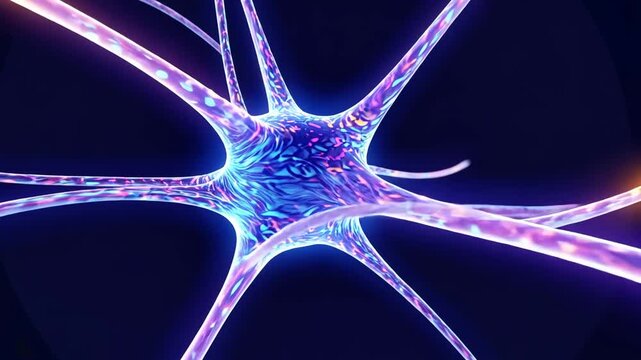 Microscopic Visualization of a Neuron's Intricate Network
