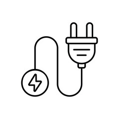 Plug vector icon 