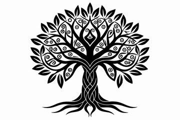Obraz premium tree logo icon
