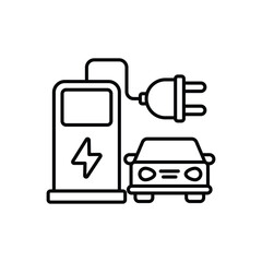 Charging Station vector icon