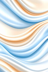 Fototapeta premium Abstract swirling pastel fabric waves