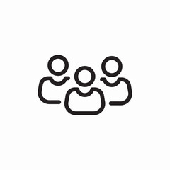 group team icon sign vector