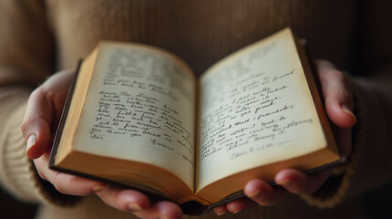 holding a gratitude journal