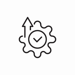 update completed icon sign vector