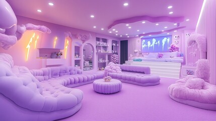 Lovely cutie house (purple room)