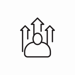 individual boost icon sign vector