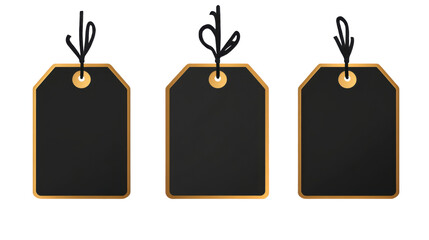 black friday sale label isolated on white background