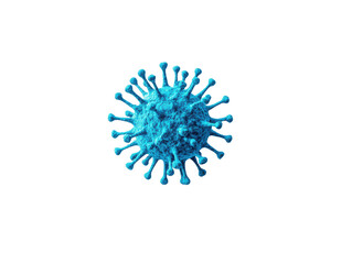 Isolated Detailed Structure of Corona Virus Cell
