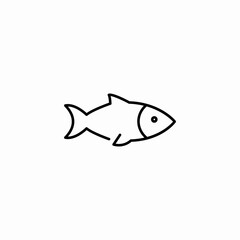 fish animal icon sign vector