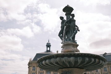 Fototapeta premium Fontaines à Bordeaux