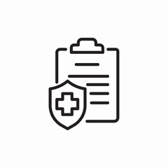 health document icon sign vector