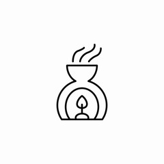 oil burn icon sign vector