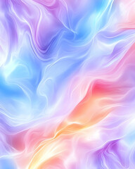 Pastel swirls, vibrant abstract fluid art