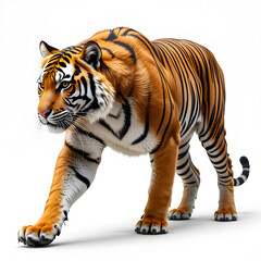 Obraz premium Majestic Bengal Tiger Image Wildlife Photo isolated on white background