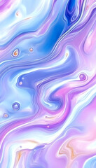 Fototapeta premium Swirling pastel abstract paint background