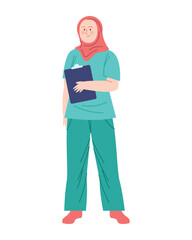 Doctor Hijab Medical Healthcare