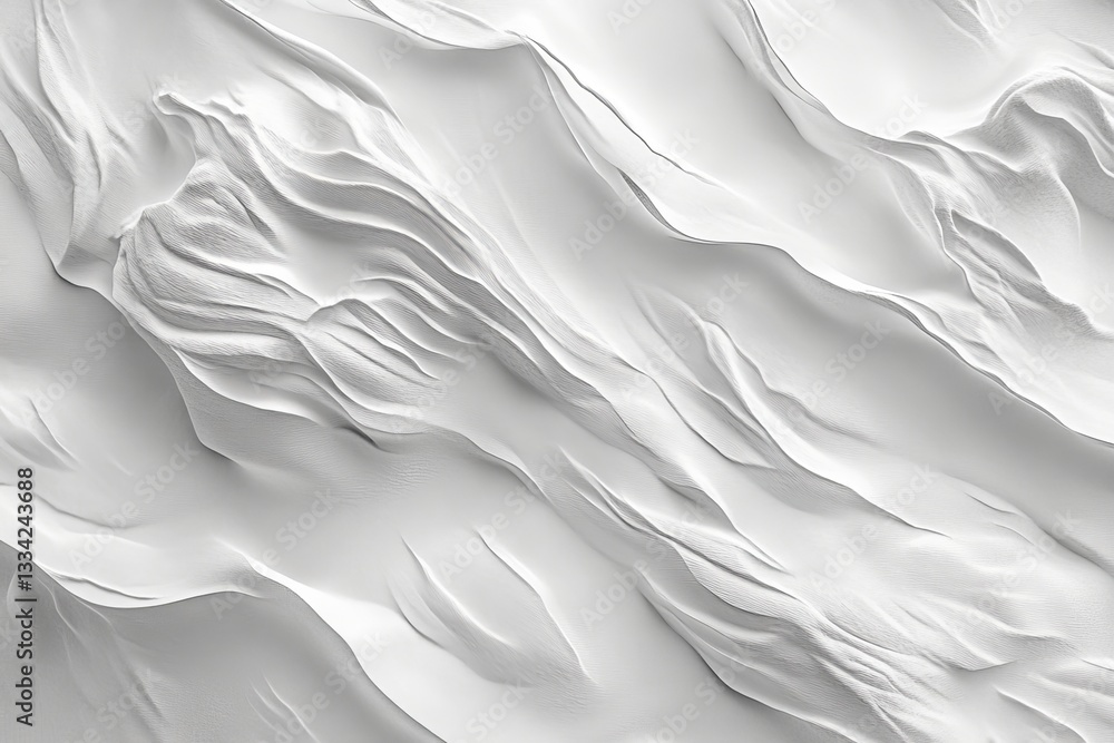 Poster abstract white texture seamless pattern elegant soft waves background modern minimalist design digit