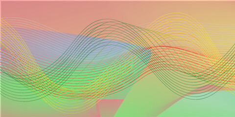Dynamic and Bright Linear Spiral with Colorful Gradient