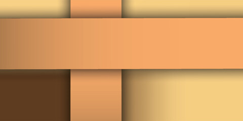 Fototapeta premium Gold metal banner, Smooth metal surface texture. Abstract metal background