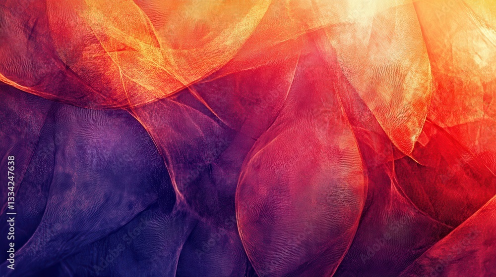 Poster Abstract Colorful Background with Flowing Textures and Patterns