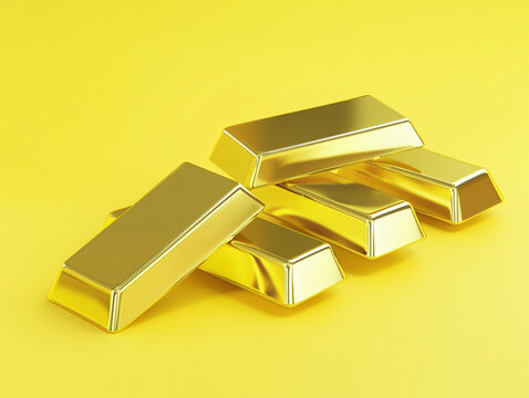 Exuberantes lingotes de oro en el contexto de subida de precios