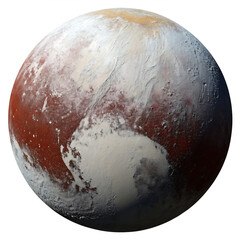 Naklejka premium Dwarf planet isolated on transparent background