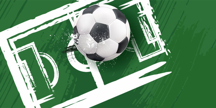 Soccer Template design , Football banner, Sport layout design, green Theme,  Modern vector illustration. eps 10