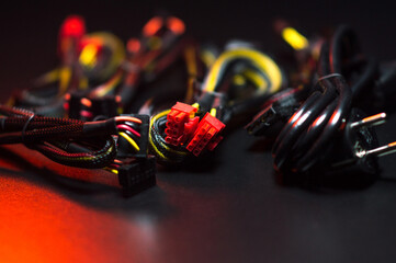 a new powerful computer power supply and a set of reinforced wires with connectors