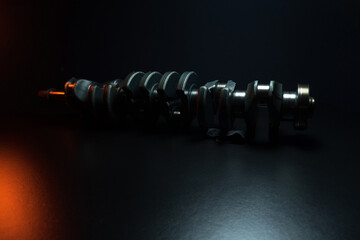 sports car engine repair new crankshaft for turbocharged six-cylinder in-line engine