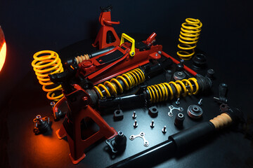 tuned new parts spare parts for the front suspension of a front-wheel drive car ball silent blocks...