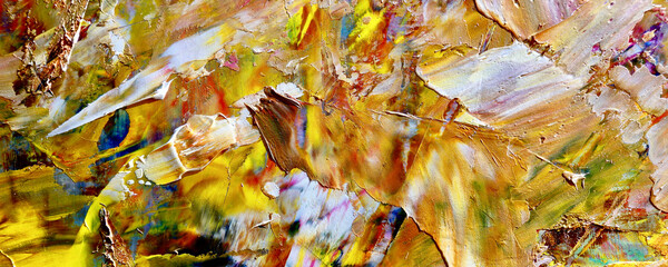 Abstract art background . Hand painting artwork on canvas .