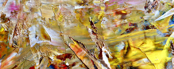 Abstract art background . Hand painting artwork on canvas .