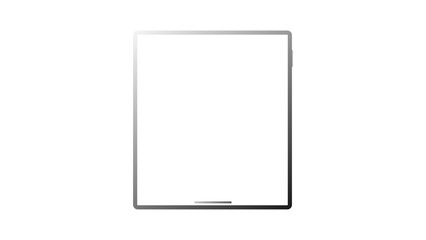 Premium tablet in trendy thin frame design. PNG