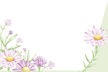 watercolor flower background. Used as a background in weddings and other tasks.